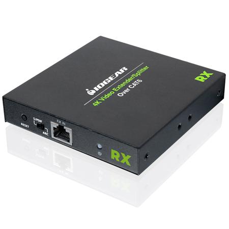 IOGEAR 4K Video Extender/Splitter over CAT 6 Receiver