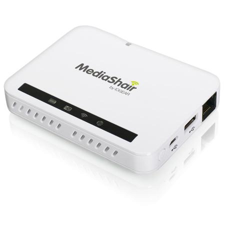 IOGEAR GWFRSDU2 MediaShair 2 Wireless Media Hub with Power Station
