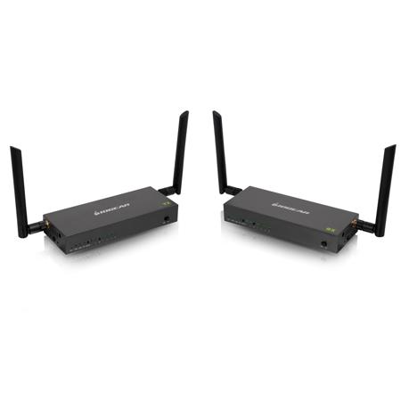IOGEAR Long Range Wireless 4K Video Transmitter and Receiver Kit with Local Passthrough, 600' Range