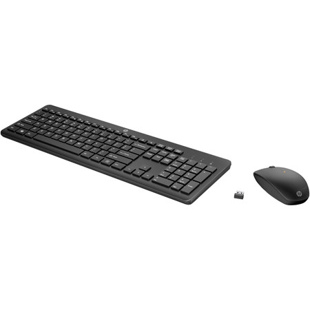 HP 230 Wireless Chiclet Keyboard and Mouse Combo, Black