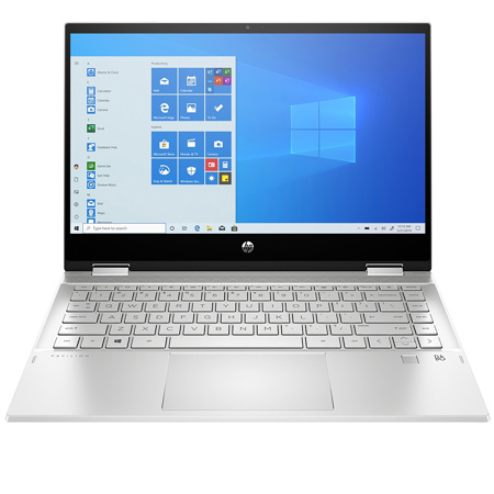 HP Pavilion x360 14" FHD 2-In-1 Touch Notebook, i5-1135G7,12GB,256GB,W10H,Silver