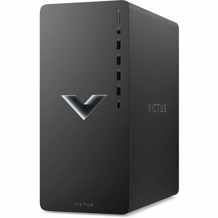 HP Victus 15L TG02-1050 Gaming Desktop Computer, Intel Core i7-13700F 2.1GHz, 16GB RAM, 512GB SSD, NVIDIA GeForce RTX 4060 8GB, Windows 11 Home, Mica Silver Metal
