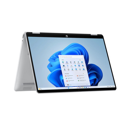 HP OmniBook 5 14-fp0013dx 14" WUXGA 2-in-1 Touchscreen Laptop, Intel Core 5 120U 1.4GHz, 8GB RAM, 512GB SSD, Windows 11 Home, Glacier Silver - Refurbished