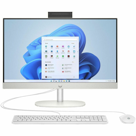 HP 24-cr0420 23.8" FHD AIO Touch Desktop, R3 7320U, 8GB RAM,256GB SSD,W11H,White