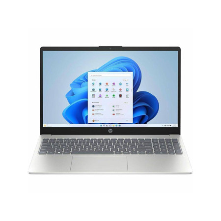 HP 15-fc0869nr 15.6" Full HD Touchscreen Laptop, AMD Ryzen 5 7520U 2.8GHz, 8GB RAM, 512GB SSD, Windows 11 Home, Natural Silver
