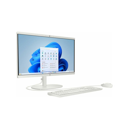 HP 22-dg0440 21.45" Full HD All-in-One Desktop Computer, Intel N200 1.0GHz, 8GB RAM, 512GB SSD, Windows 11 Home, Cashmere White