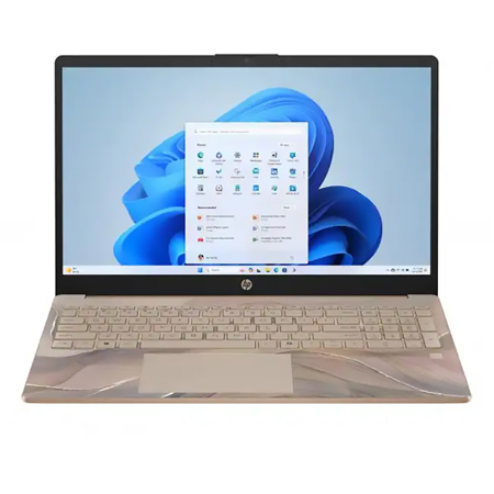 HP 15-fc0132ds 15.6" HD Touch Laptop, Athlon Silver 7120U, 4GB, 128GB SSD,W11H S Chai Latte