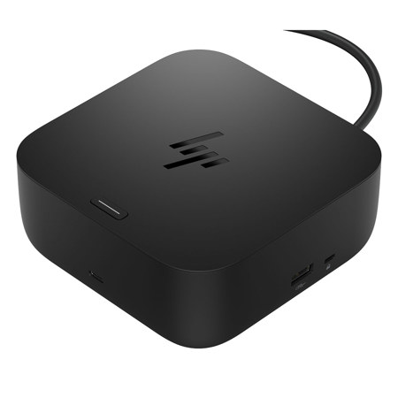 HP G6 100W 9-Port USB-C Dock, Jet Black