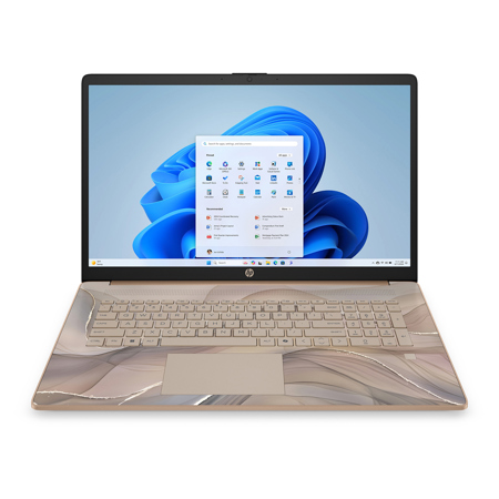 HP 17-cn3253ds 17.3" HD+ Touch Laptop, N200, 4GB, 128GB UFS, W11H - Refurb Chai Latte