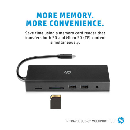 HP Travel USB-C Multi Port Hub 50H55UT