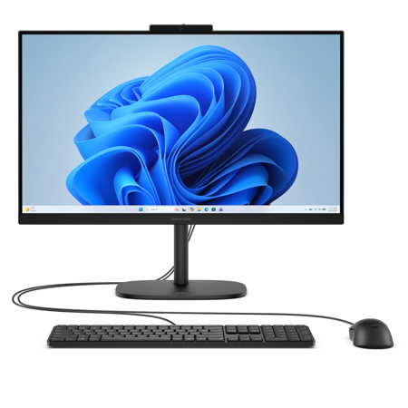 HP 23.8" FHD AIO Desktop, Athlon Gold 20, 8GB, 512GB SSD,W11H,Jet Black