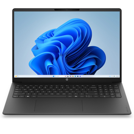 HP OmniBook 3 16-by0777nr 16" WUXGA Touchscreen Laptop, AMD Ryzen 3 30 2.4GHz, 8GB RAM, 512GB SSD, Windows 11 Home, Jack Black