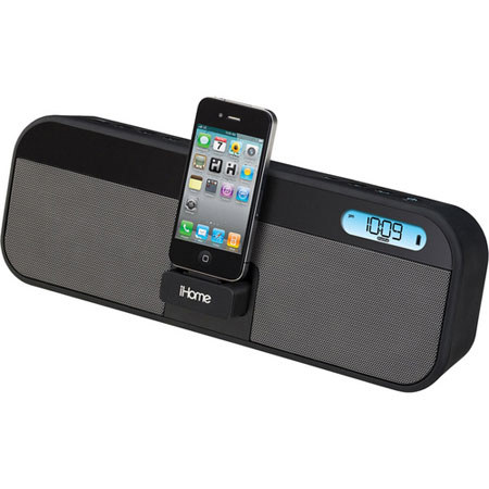 iHome iD28 App-Enhanced Portable Alarm Clock Radio