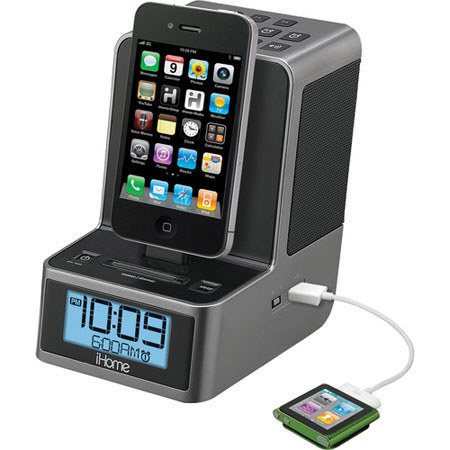 iHome iD37 Dual Alarm Clock Radio for iPad/iPhone/iPod