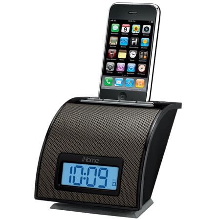 iHome IP11BVC Space Saver Alarm Clock for iPhone / iPod