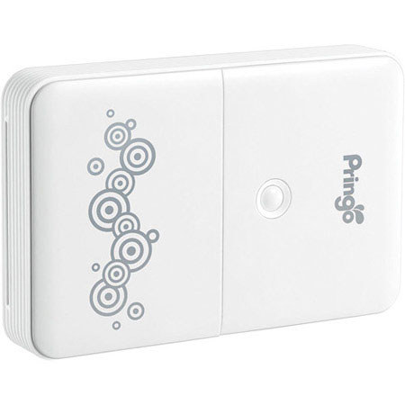 HiTi Pringo P231 Dye Sub Photo Printer, White, 2.1x3.4" Print Size