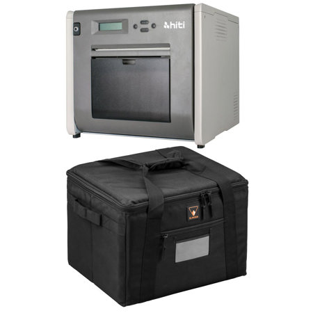 HiTi P525L Compact Dye Sub Photo Printer - With Slinger Padded Printer Carrying Case