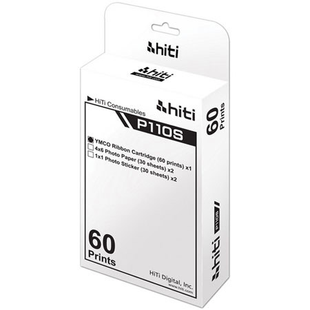 HiTi 87P330804X P60 Paper/Ribbon Pack