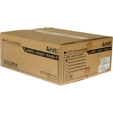 HiTi 4x6" Photo Paper for 640DL Photo Printer, 8 Pack