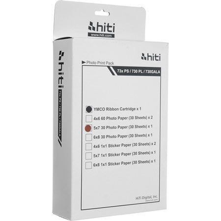 HiTi Inc 87P8301021 5x7in Photo Paper/Cartridge