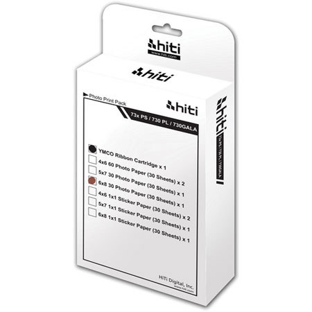HiTi Inc 87P9301021 6x8in Photo Paper/Cartridge