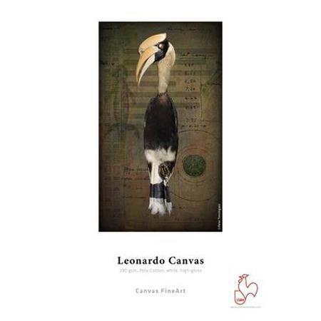 Hahnemuhle Leonardo Canvas, 390 gsm, 0.48mm Thickness, White, 44" x 39' Roll