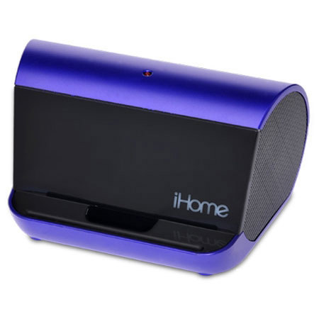 Ihome Portable MP3 Player Speaker System - Purple