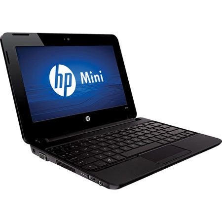 HP Mini 110-3530nr 10.1 inch Netbook, Glossy Black - Adorama