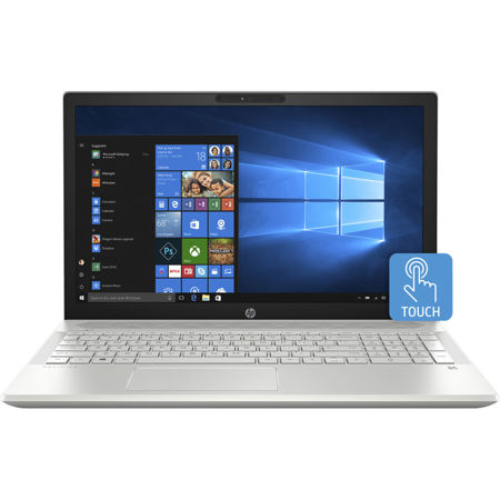 HP Pavilion 15-cu0071nr Touch Notebook, i3-8130U, 8GB RAM, 1TB HDD, W10H, Silver