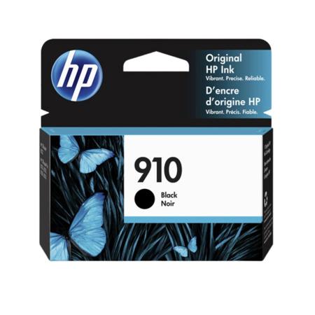 HP 910 Original Ink Cartridge, 315 Pages Yield, Black