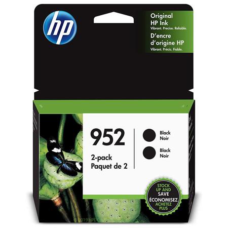 HP 952 Original Ink Cartridge, Black, 2-Pack