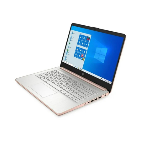 HP 14-dq0070nr 14" HD Touch Notebook, N4020,4GB,64GB eMMC, W10H S Mode,Rose Gold
