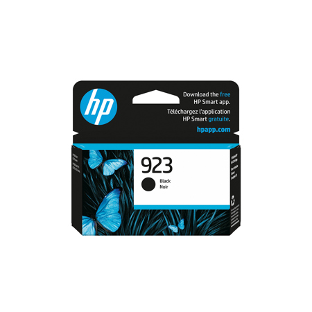 HP 923 Original Black Ink Cartridge for OfficeJet Pro 8125e, 8135e & 8139e Printers