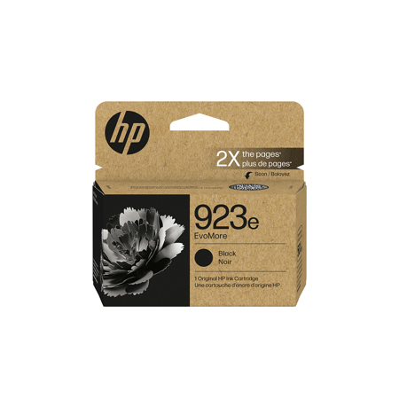HP 923e EvoMore Original High Yield Black Ink Cartridge for OfficeJet Pro 8125e, 8135e & 8139e Printers