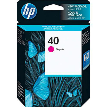 HP #40 Magenta Ink Cartridge for the DeskJet, CopyJet & CopyJet M Inkjet Printers.