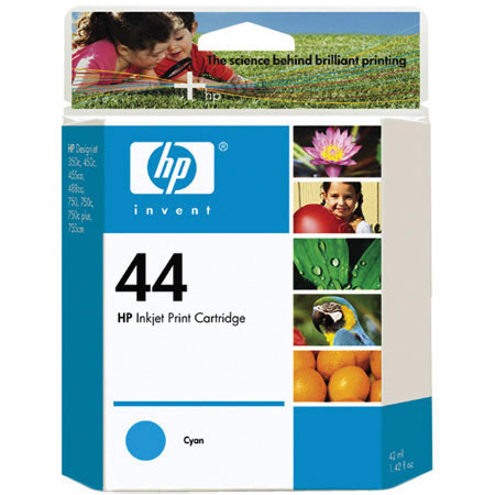Hewlett-Packard HP 44 Cyan Inkjet Print Cartridge