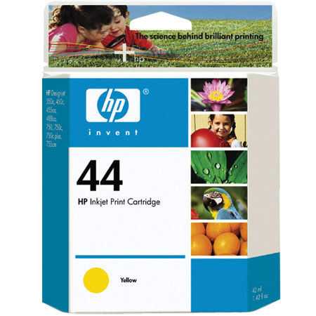 HP 51644Y #44 Yellow Ink Cartridge for Designjet