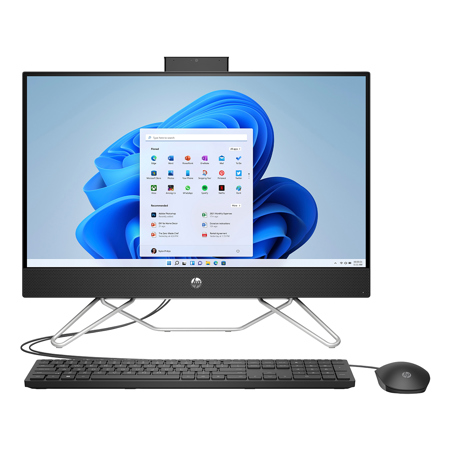 HP 24-cb1017c 23.8" FHD AIO, i5-1235U, 8GB, 512GB SSD, W11H, Jet Black - Refurb