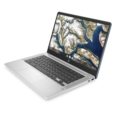 HP Chromebook 14a-na0062tg 14" HD, N5030, 4GB, 128GB eMMC,Chrome OS,Teal -Refurb