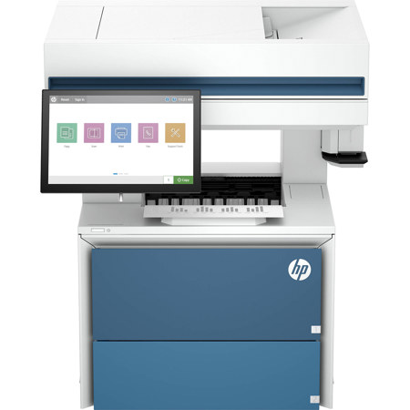 HP LaserJet Enterprise Flow MFP 6600zfw Wireless Duplex Monochrome Laser Printer