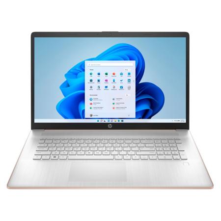 HP 17-cn0203ds 17.3" HD+ Touch, i3-1125G4, 12GB, 512GB SSD,W11H,Rose Gold-Refurb