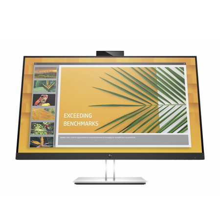 HP E27d G4 27" 16:9 QHD IPS USB-C Docking LCD Monitor, Black/Silver