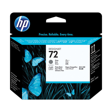 HP 72 Gray and Photo Black Printhead