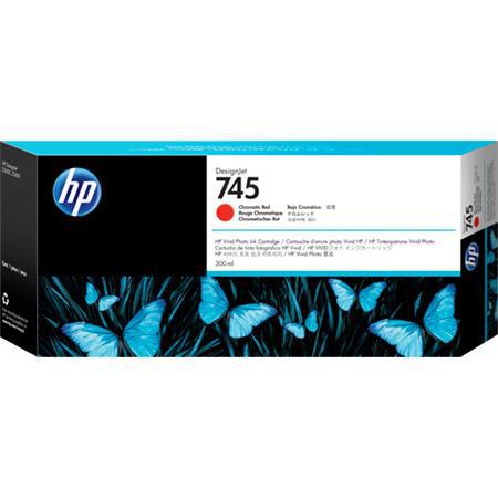 HP 745 300mL Chromatic Red Ink Cartridge for Z5600/Z2600 Inkjet Printers