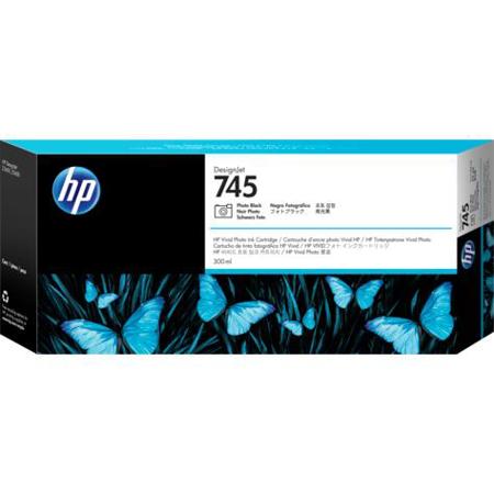 HP 745 300mL Photo Black Ink Cartridge for DesignJet Z5600/Z2600 Inkjet Printers