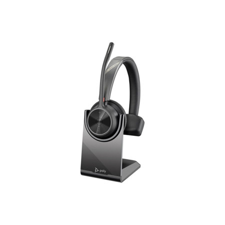 HP Poly Voyager 4310 UC Wireless Monoaural Headset w/USB-A Adapter, Teams Cert.
