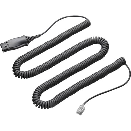 HP Poly APU-76 Electronic Hook Switch Adapter Cable, TAA Compliant, Black