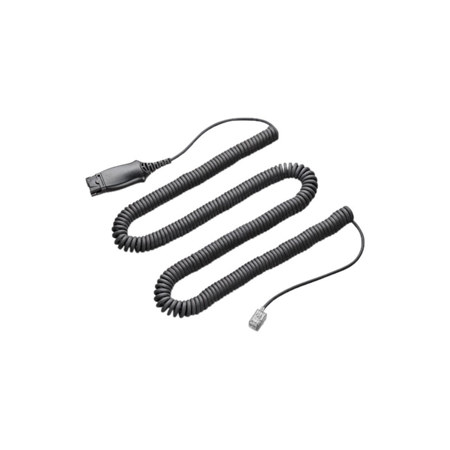HP Poly APV-63 Electronic Hook Switch Adapter Cable, TAA Compliant Black
