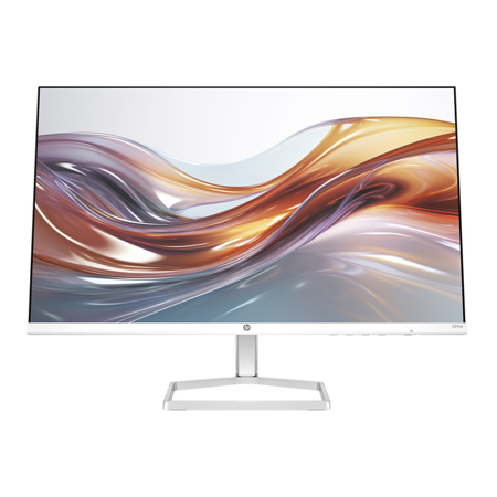 HP Series 5 524sa 23.8" 16:9 Full HD 100Hz IPS LCD Monitor, Built-In Speakers, White