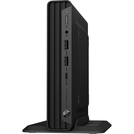HP Elite Mini 805 G8 Desktop Mini PC, AMD Ryzen 5 PRO 5650GE 3.4GHz, 8GB RAM, 256GB SSD, Windows 11 Pro, Jack Black